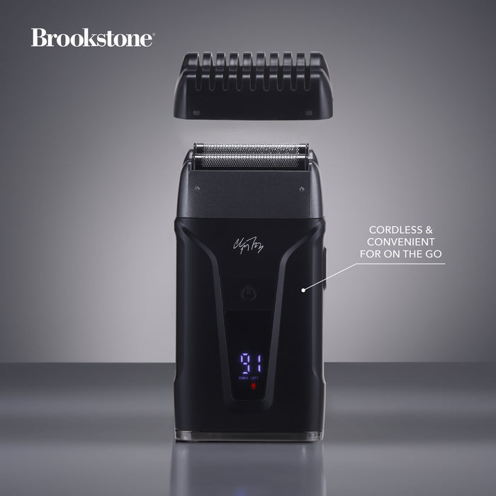 Brookstone Christian McCaffrey Special Edition Electric Foil Shaver